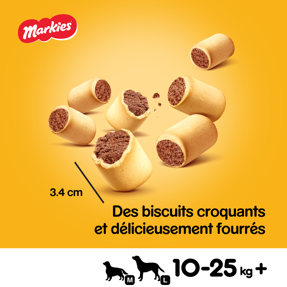 Pedigree® MARKIES™ Original Biscuits Fourres Pour Chien 1,5kg
